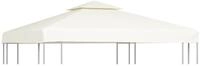 vidaXL Pavillon-Ersatzdach Pavillon-Ersatzdach 310 g/m&sup2; Cremewei&szlig; 3x3 m, 300 x 300