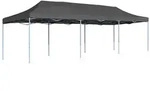vidaXL Partyzelt Faltzelt Pop-Up Partyzelt 3 x 9 m Anthrazit grau
