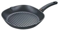 Berndes Grillpfanne Special+ mit Grillrippen Aluminium Schwarz 28 cm, Aluminium