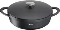 Tefal Servierpfanne Trattoria Schmorpfanne 28 cm hoher Rand, Pfanne Induktion,