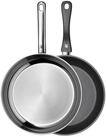 Pfannen-Set DEVIL, 2-teilig, &Oslash; 28 cm, Induktion, Cromargan Edelstahl 18/10