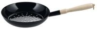 Riess Bratpfanne Maronipfanne 26 cm gelochter Boden, Emaille, Holz (St&uuml;ck, 1-tlg),