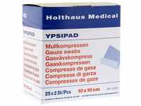Holthaus Medical Wundpflaster YPSIPAD Mullkompresse 8-fach, 10 x 10 cm, 25 x 2...