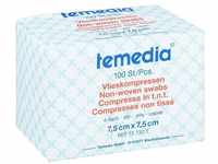 Holthaus Medical Wundpflaster Temedia® Vlieskompresse 4-fach, 7,5 x 7,5 cm, 100