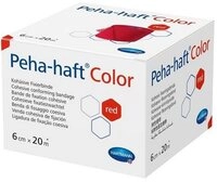 Peha-haft Bandage PEHA-HAFT Color Fixierb.latexfrei 6 cmx20 m rot 1St