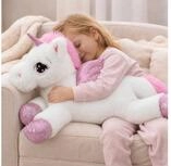 Sweety-Toys Kuscheltier Sweety Toys 8032 Einhorn Pl&uuml;schtier Kuscheltier 65 cm weiss,