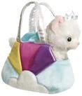 Aurora Pl&uuml;schfigur Aurora 61364 - Fancy Pals Katze in Regenbogen-Tragetasche,