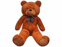 vidaXL XXL Soft Plush Teddy Bear Toy Brown (170 cm)