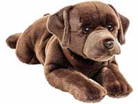 Uni-Toys Kuscheltier Labrador, liegend - braun o. schwarz - 60 cm -...