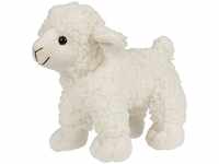 Uni-Toys Kuscheltier Lamm weiß - 19 cm (Länge) - Plüsch-Schaf - Plüschtier