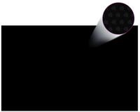 vidaXL Schutzplane, Rechteckige Poolabdeckung 800x500 cm PE Schwarz