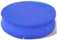 vidaXL Poolverdeck, Poolabdeckung PE Rund 460 cm 90 g/m&sup2;