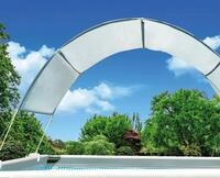 Intex Planschbecken Intex Pool Sonnendach f&uuml;r alle Stahlrohr Becken (bis 732cm)