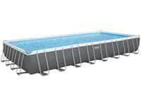 Bestway Framepool Power Steel™ (Komplett-Set), Frame Pool mit Sandfilteranlage