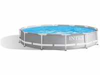 Intex Pool INTEX Prism Frame Pool Ø 366 x 76 Gartenpool Swimming Pool...