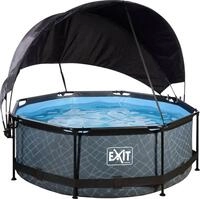 EXIT Framepool inkl. Sonnensegel (Set, 3-tlg), &Oslash;xH: 244x76 cm, mit