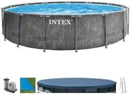 Intex Pool 26744GN - Greywood Prism Frame Pool 549x122cm