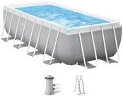 Intex Framepool Set "Prism Quadra III" 400 x 200 x 122 cm, Inkl. Filteranlage,