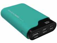 Realpower Powerbank mit USB Ladeport und USB-C®® Ein- und Powerbank