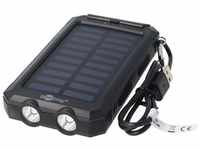 Goobay Outdoor Powerbank 8000mAh mit Solarpanel und Taschenlampenfunktion Akku...