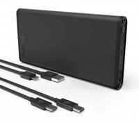Pazzimo Powerbank mit Power Delivery + Quick Charge 3.0 12.000mAh Powerbank, Flach