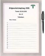 DURABLE Tafel Magnetrahmen DIN A4 silber selbstklebend DIN A4 silber