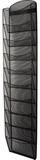 HELIT Zeitungsst&auml;nder helit Wand-Prospekthalter Mesh, A4 hoch, 10 F&bdquo;cher, schwarz