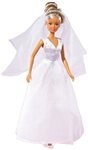 Simba Dickie Anziehpuppe Puppe Steffi Love Hochzeitskleid 2fach sortiert