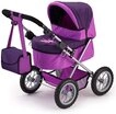 Bayer Puppenwagen Trendy, Fee, lila, inkl. Wickeltasche