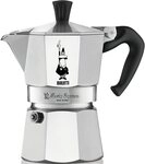 BIALETTI Espressokocher, 0,13l Kaffeekanne, Aluminium