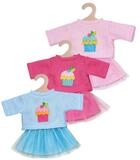Heless Puppenkleidung Cupcake Pullover mit T&uuml;llrock Gr&ouml;&szlig;e 28-33cm
