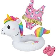 Heless Puppen Accessoires-Set Puppen-Schwimmset ''Einhorn Henri'', Gr. 35-45 cm