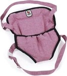 CHIC2000 Puppen Bauchtrage Puppen Tragegurt Tragetasche Bauchtrage Tragetuch Rosa