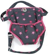 CHIC2000 Puppen Bauchtrage Puppen Tragegurt Tragetasche Bauchtrage Tragetuch Star