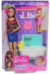 Barbie Anziehpuppe FXH05 Barbie Skipper Babysitter Spielset Wanne (3-tlg., inkl.