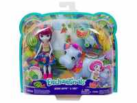 Enchantimals Spielfigur Enchantimals GFN56 Hedda Hippo und Lake Puppen, (2-tlg)