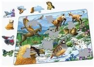 Media Verlag Puzzle Puzzle - Tiere der Alpen, 99 Puzzleteile