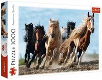 Trefl Puzzle Galoppierende Pferde, 1000 Puzzleteile