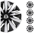 OMAC Radkappen Sparco 14 Zoll Roma Silber Grau 4tlg, (4-St) Einfache Installation,