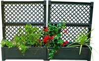 KHW Spalier, Pflanzkasten gro&szlig; 100 cm mit Zentralspalier