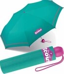 Scout Taschenregenschirm Mini Kinderschirm Basic reflektierend, leicht