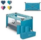 lionelo Baby-Reisebett Stefi, 120x60 cm Tragetasche Klappbaren Seiteneingang