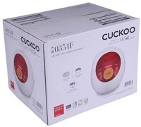 Cuckoo Reiskocher CR-0351F Reiskocher wei&szlig;/rot