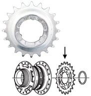 Shimano Zahnkranz SHIMANO NEXUS Ritzel 20 Z&auml;hne - Original Ersatzritzel f&uuml;r NEXUS