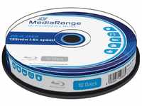 Mediarange Blu-ray-Rohling 10 Mediarange Rohlinge Blu-ray BD-R 25GB 6x Spindel