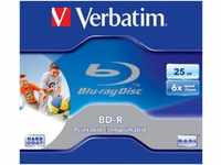 Verbatim Blu-ray-Rohling 1 Verbatim Rohling Blu-ray BD-R full printable 25GB 6x