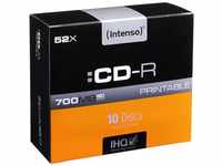 Intenso CD-Rohling Sony CD-R80Min/700MB 10er Slimcase, Bedruckbar