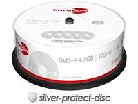 PRIMEON DVD-Rohling Primeon DVD+R 4.7GB/120Min/16x Cakebox (25 Disc),