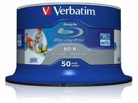Verbatim Blu-ray-Rohling Blu-ray BD-R SL 25GB 6x 50er bedruckbar, Bedruckbar