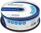 Mediarange Blu-ray-Rohling MEDIARANGE Blu-Ray Disc MR514, 25er Cakebox